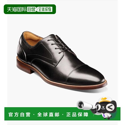 自营Men's Florsheim Rucci 13384-001 Oxford Black Cap Toe Dre