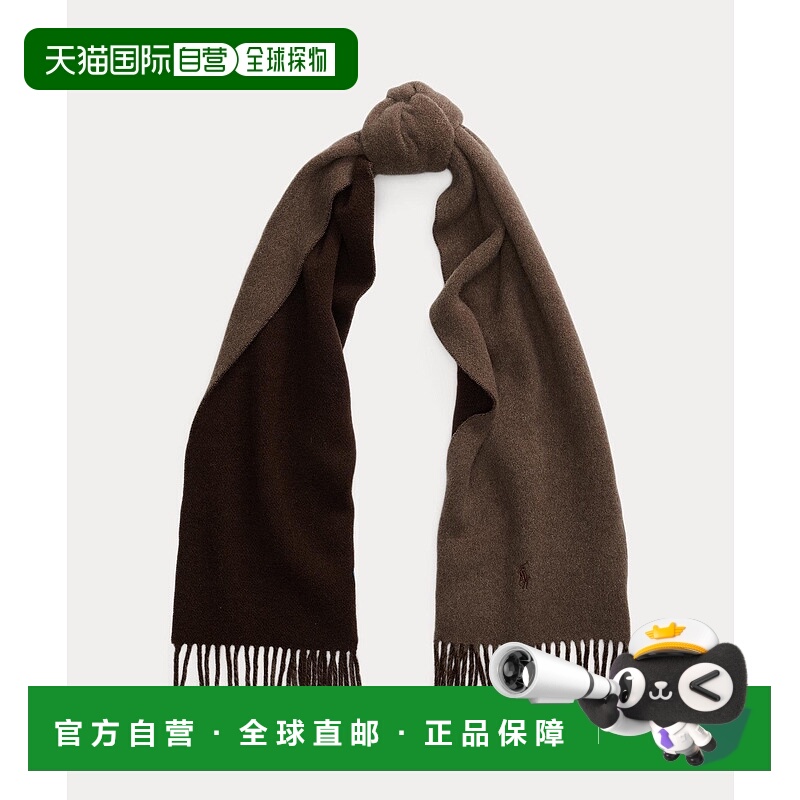 日本直邮Fringe Trim 羊毛围巾纯羊毛