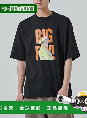 1h可退 日本直邮marka男装宽松大廓形短袖T恤原创图形印花 115422