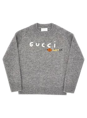 潮奢 Gucci 古驰 男童 儿童刺绣羊毛衫童装 785287XKEW7