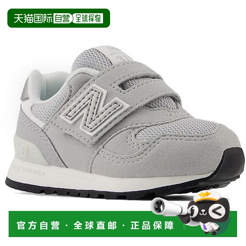 日本直邮New Balance 313 Hook and Loop W 儿童银色金属款步行鞋