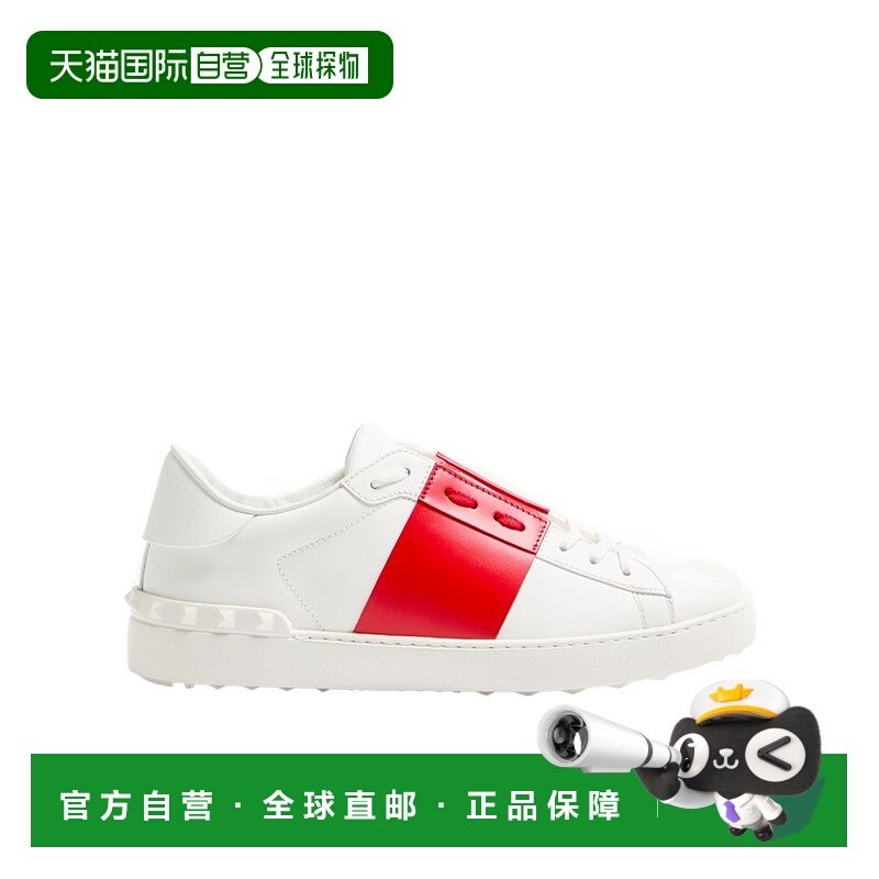 香港直邮VALENTINO 男士运动鞋 YS0830BLUD5F SS2026 白色 系带运