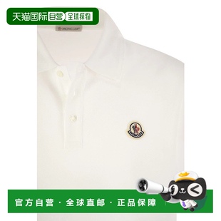 香港直邮MONCLER 男士 J20918A0000984556002 白色 T恤 1h可退