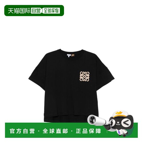 香港直邮LOEWE 女士T恤 S616Y22X871100BLACK SS2026 黑色女装