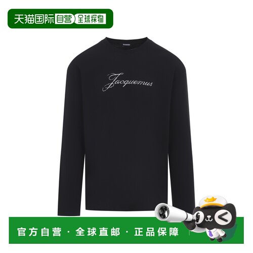 香港直邮Jacquemus 男士 L/S 黑色T恤 TSU00351AJ00289990