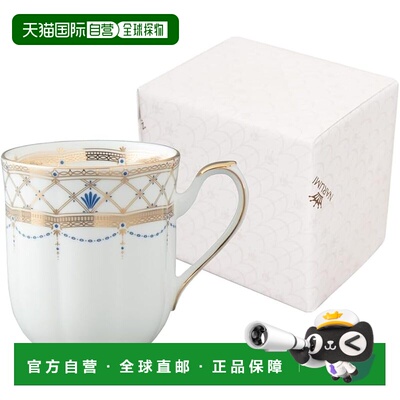 【日本直邮】NARUMI鸣海 Prima Donna金边马克杯300cc瓷器