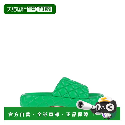 1h可退 香港直邮Bottega Veneta 葆蝶家 女士 凉鞋 green绿色 舒
