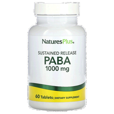 香港直发Naturesplus自然加缓释PABA片调节肠道维持皮肤活性60片