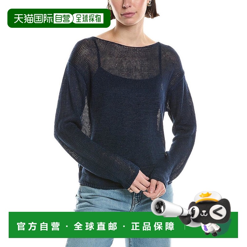 1h可退 【美国直邮】vince 女士 毛衣新款针织开衫秋季镂空套头