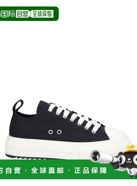 1h可退 香港直邮潮奢 Dsquared2 二次方 男士 运动鞋 black黑色