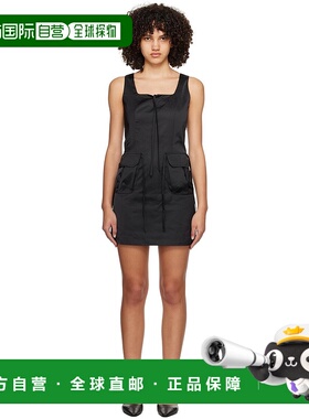 1h可退 香港直邮潮奢 Kijun 女士 黑色 Cargo 连衣裙 24PSW402B
