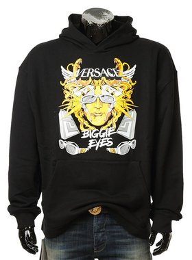 VERSACE 范思哲/男士朋克美杜莎潮连帽卫衣/10064811A04494