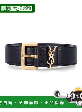 香港直邮SAINT LAURENT 男士腰带皮带 634440DTI0W1000 AW2025