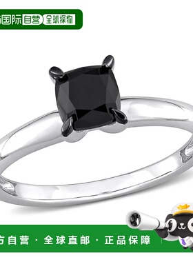 自营mimi & maxMimi&Max 1ct TW缓切黑钻石单颗订婚戒指14k白金-