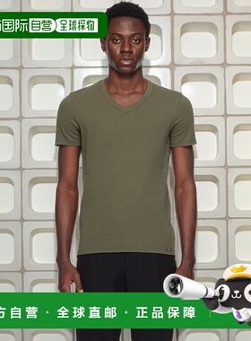 香港直邮Tom Ford 汤姆 福特 男士 绿色 T 恤 T4M09104汤姆福特