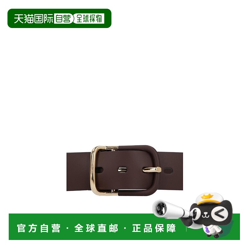 1h可退 香港直邮CHLOÉ 女士腰带 C20AC042SHC230 SS2021 黑色 徽