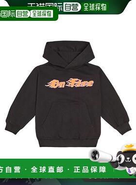 1h可退 香港直邮Molo 女童 Maxx 印花棉质连帽衫童装 black黑色