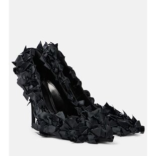 潮奢 Balenciaga 巴黎世家 女士 Marie-Antoinette 绸缎浅口鞋