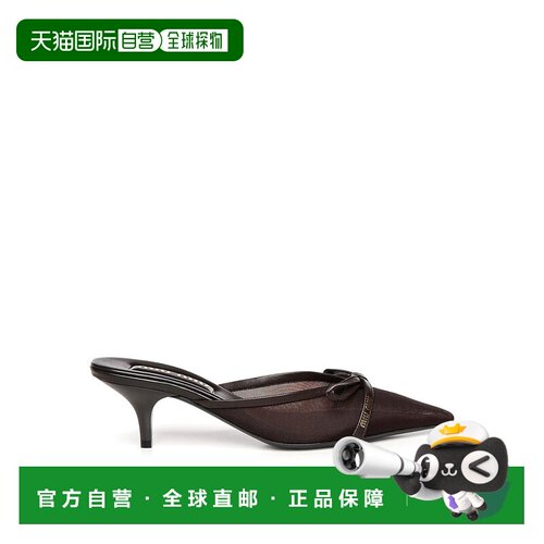 1h可退 香港直邮MIU MIU 女士高跟鞋 5R594E099F0003 CO 棕色 Hee