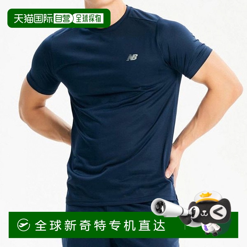 1h可退 韩国直邮newbalance  上装T恤短袖跑步