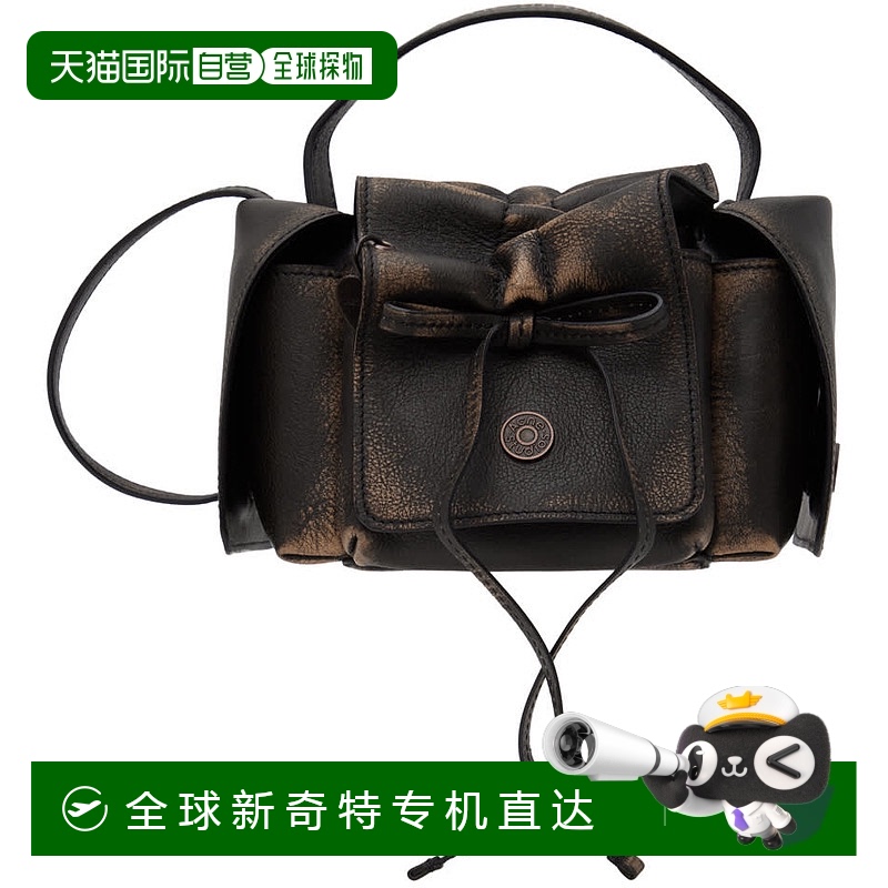 香港直邮Acne Studios 艾克妮 女士 棕色迷你 Multipocket 手提包