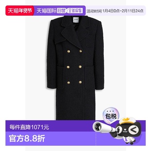 1h可退 香港直邮Sandro 女士 双排扣毛圈花呢大衣 SFPOU00644COMP