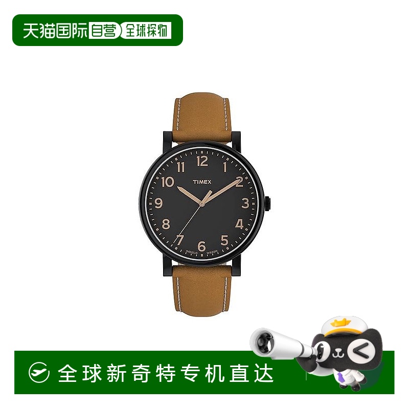 自营 Timex Originals棕色皮革男士手表-棕色 【美国奥莱】直发