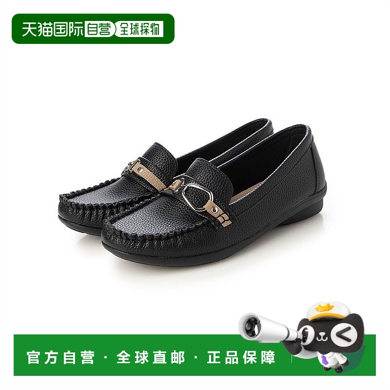 【日本直邮】Bakerloo女士浅口鞋平底低跟软底休闲时尚舒适乐福鞋