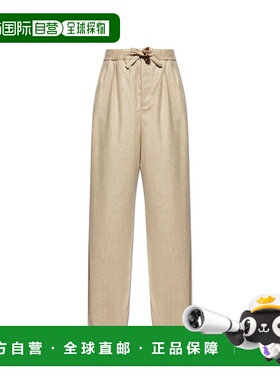 香港直邮LOEWE 男士休闲裤 H526Y04WHA0BEIGEMELANGE AW2025