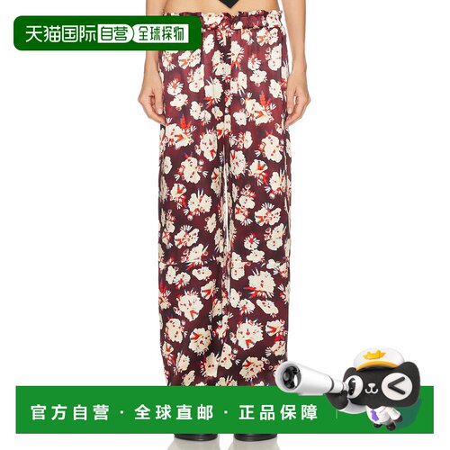 香港直邮Rabanne 女士 直筒裤子 26ACPA102SO0139休闲裤阔腿裤