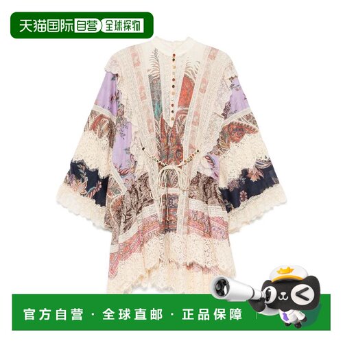 香港直邮ZIMMERMANN 女士连衣裙 3308DSS251SPLI AW2025 花色