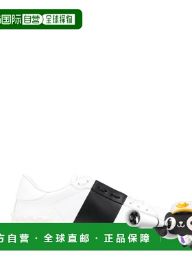 香港直邮valentino 华伦天奴 女士 白色皮质开口运动鞋 7W2S0781B