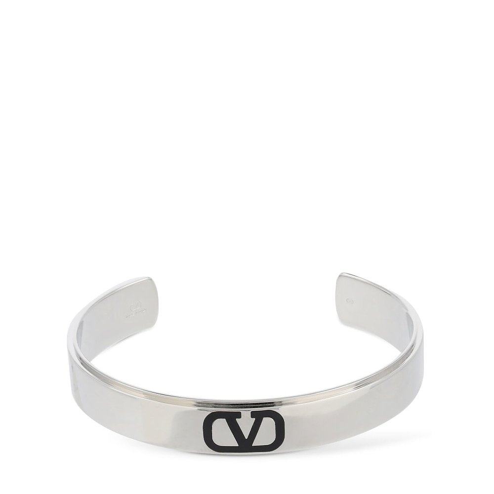 valentino 华伦天奴 男士 v logo signature袖口手镯