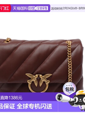 香港直邮PINKO 女士单肩包 100037A0F2R49Q SS2026 红色
