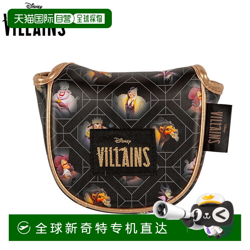 日本直邮迪士尼反派高尔夫球杆套 推杆套 球杆头套 73223-430-102
