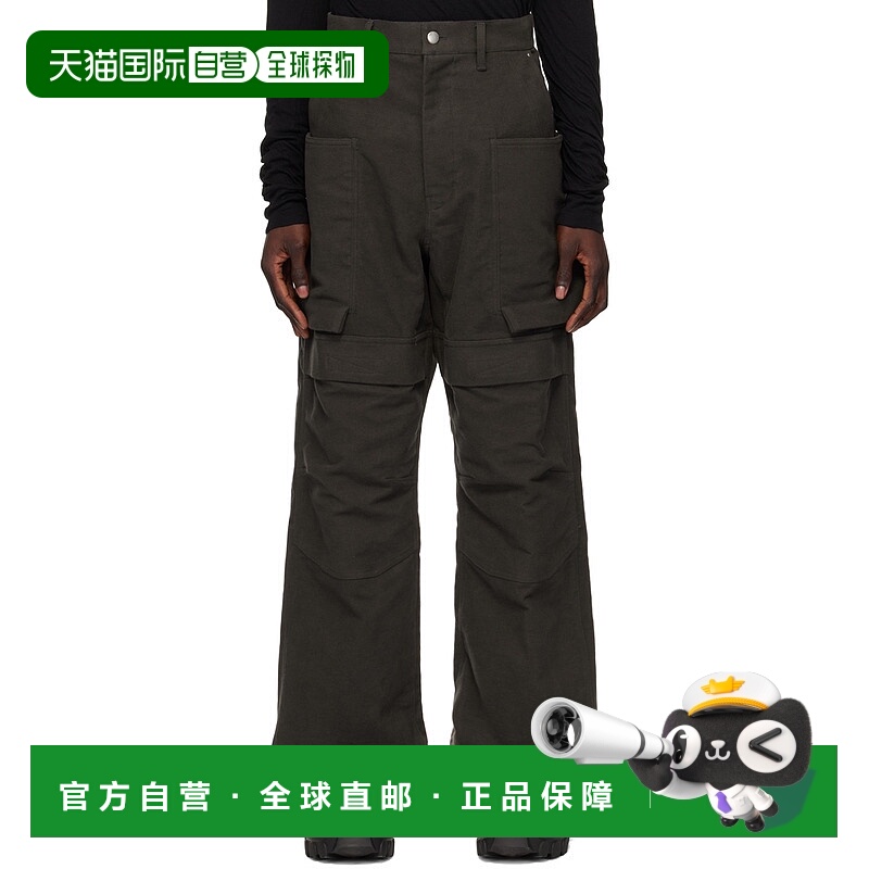 1h可退 香港直邮潮奢 rick owens 瑞克 欧文斯 男士 灰褐色 Porte