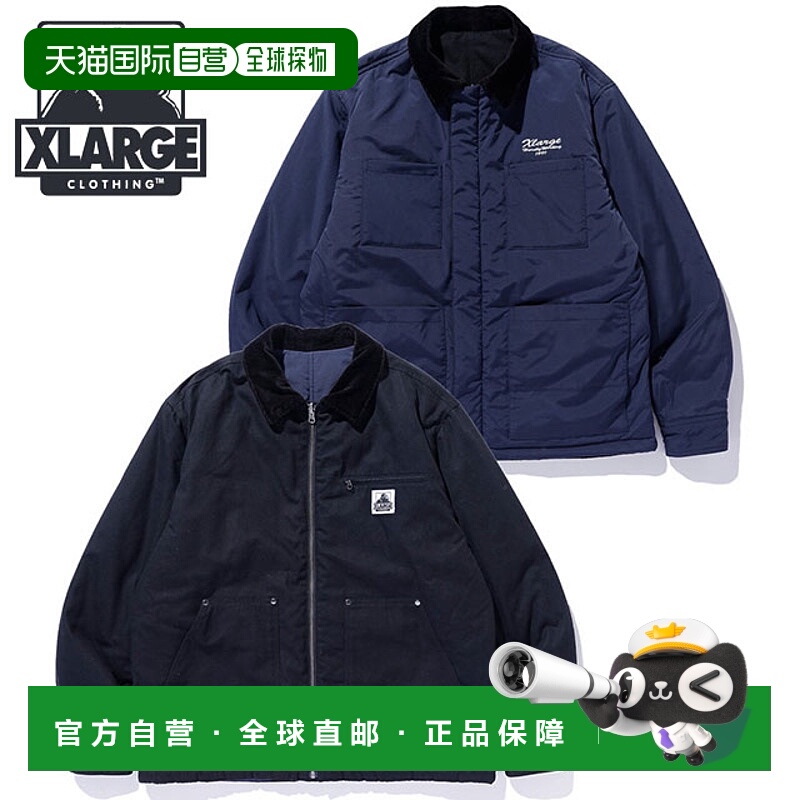 日本直邮XLARGE 双面工作夹克 [101254021003 FW25] 男士外套加厚