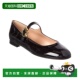 Rossi Flat Mary 自营Gianvito Ribbon Patent black 美国奥莱
