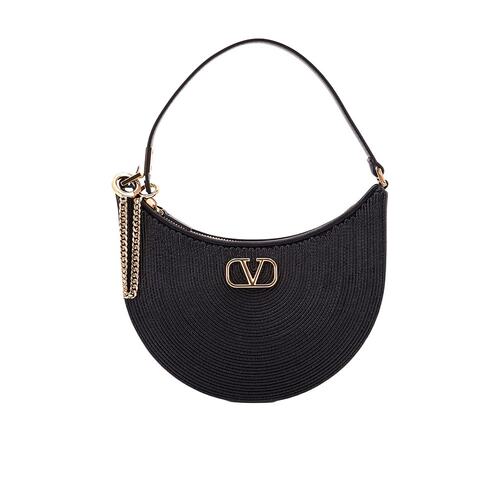 VALENTINO 女士斜挎包 WP0W19GPY0NO AW2024 黑色 徽标斜挎包