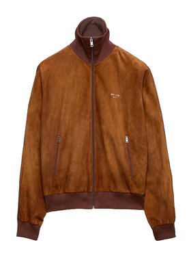 PRADA 男士夹克 UPW56316NLSOOOF0046 AW2025 棕色