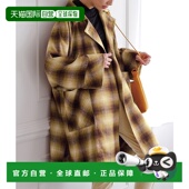 R05096EW11432 日本直邮RANAN 格纹斗篷风外套