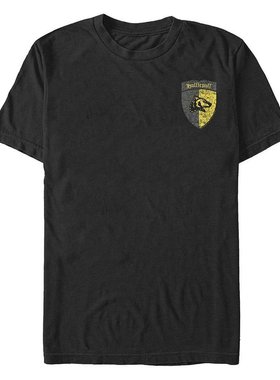 Fifth Sun|男士赫奇帕奇盾形短袖圆领 T 恤