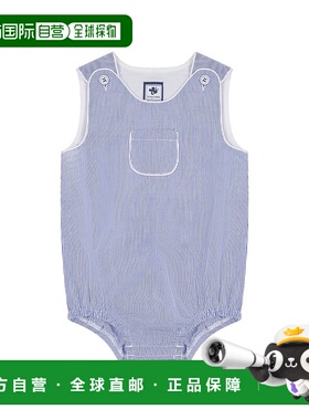 自营 Busy Bees Windsor Baby Bubble Romper - blue 美国奥莱直