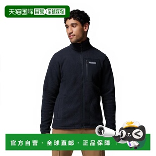 香港直邮哥伦比亚 贾斯珀山脊™ 卵石纹全拉链摇粒绒 男士外套