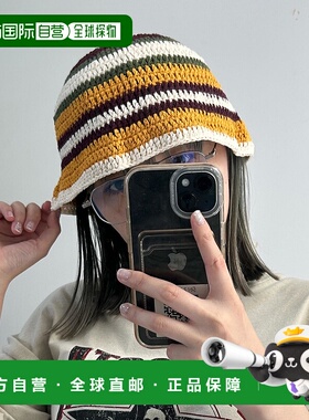 1h可退 日本直邮WEGO 男女同款 多色边针织帽 休闲百搭保暖帽 MO2