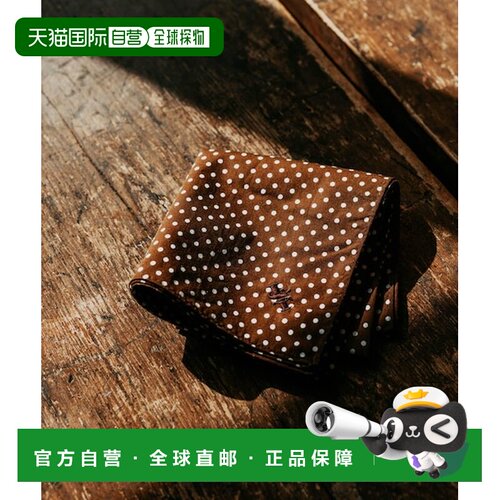 日本直邮URBAN RESEARCH LIFE STYLE TAILOR 波点图案纯棉手帕