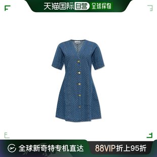 女士 Ganni GANNI 牛仔连衣裙 J15196798 甘尼 香港直邮潮奢