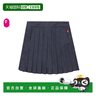 日本直邮A BATHING APE HEART BADGE PLEATED SKIRT SHORTS #2 心