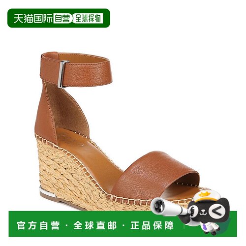 1h可退 【美国直邮】Franco Sarto|Clemens Raffia 草编坡跟凉鞋