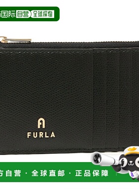 日本直邮FURLA 女士卡包零钱包 卡美拉系列黑色 [FU3536DW02012]